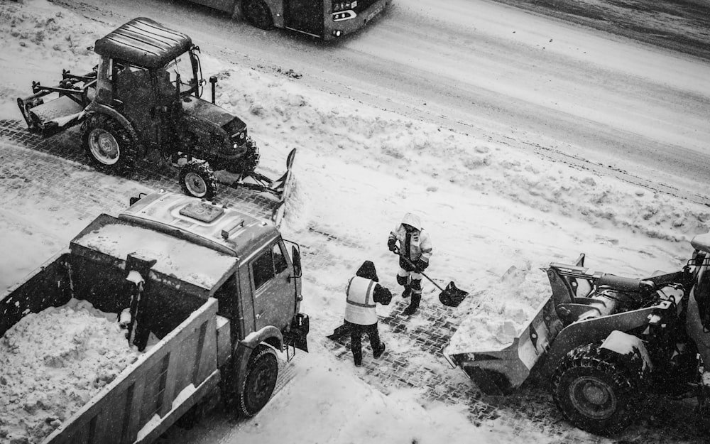 Winterdienst räumt Schnee